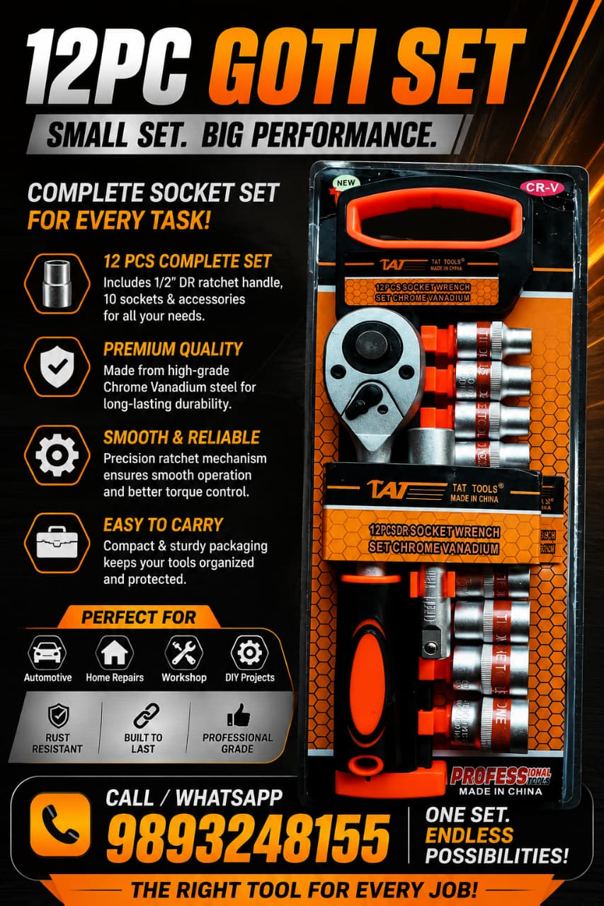 12PC SOCKET SET CRV